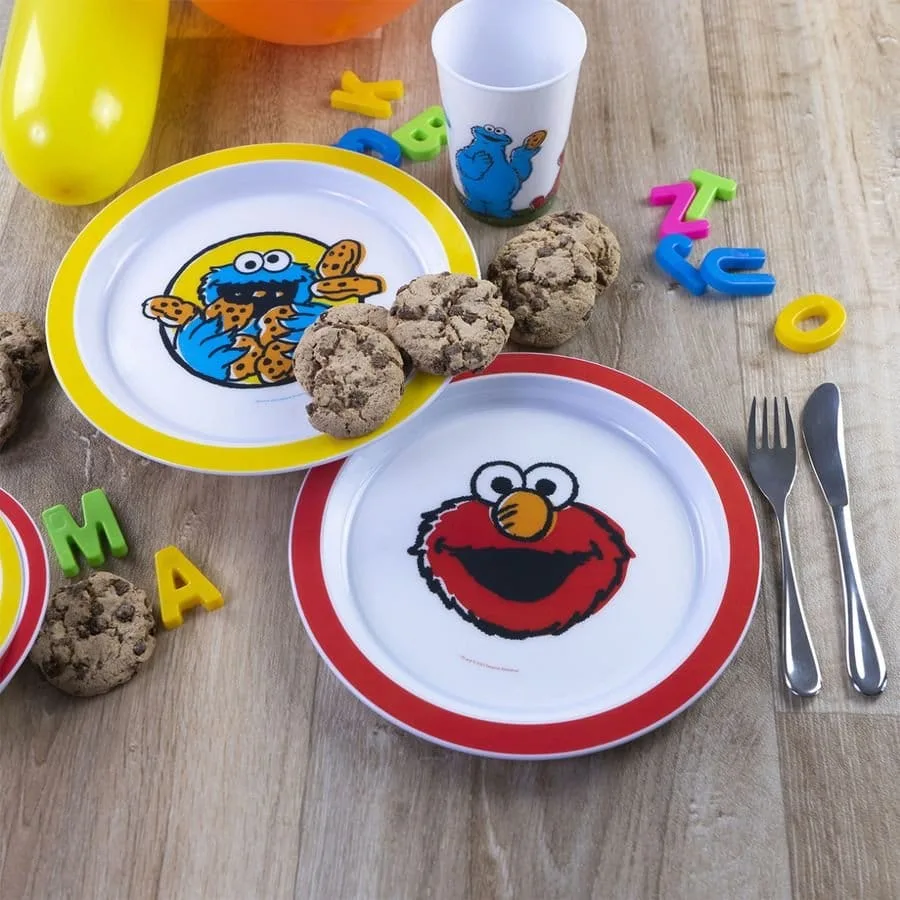 Sesame Street Plate Set – Vintage Kids 2-Pack 21.5 cm 2