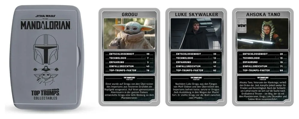 The Mandalorian and Grogu Card Game – Top Trumps German 2