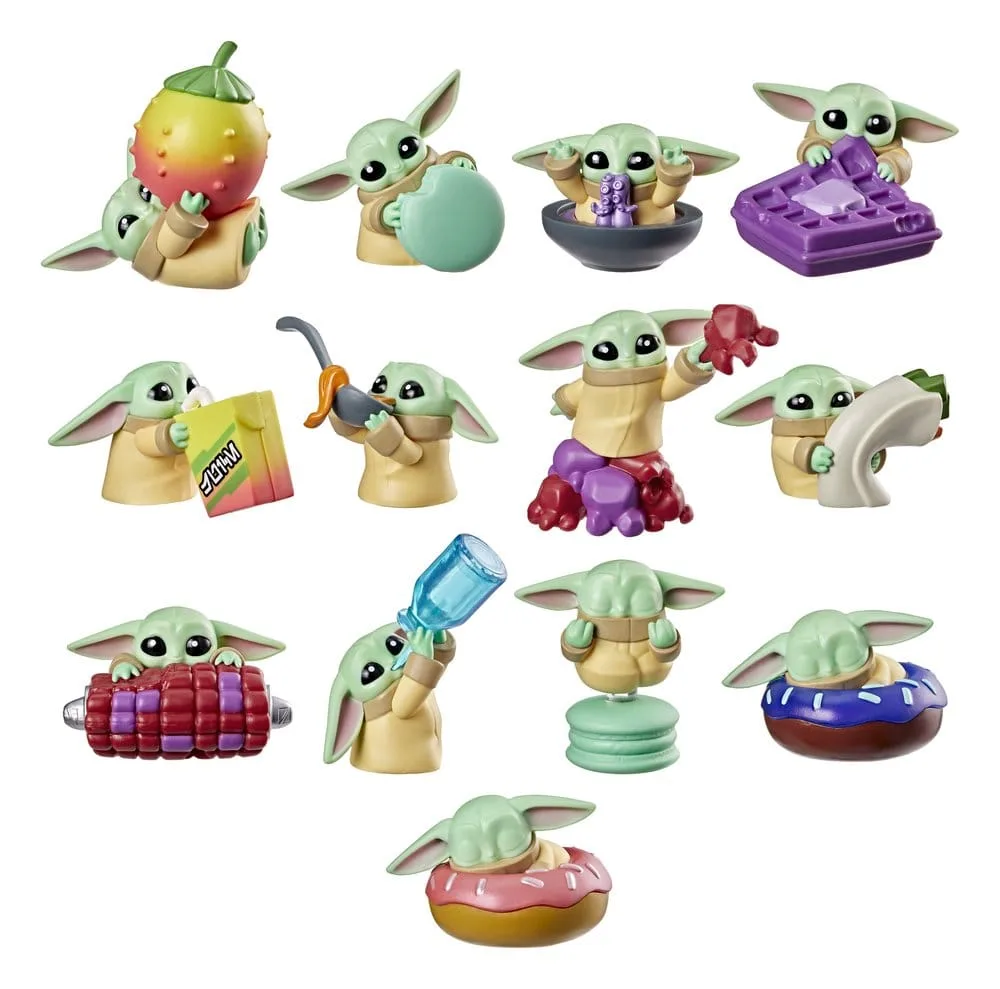 Star Wars Mini Figures – Grogu Snack Attack Series 1 Display of 24 4 cm 10