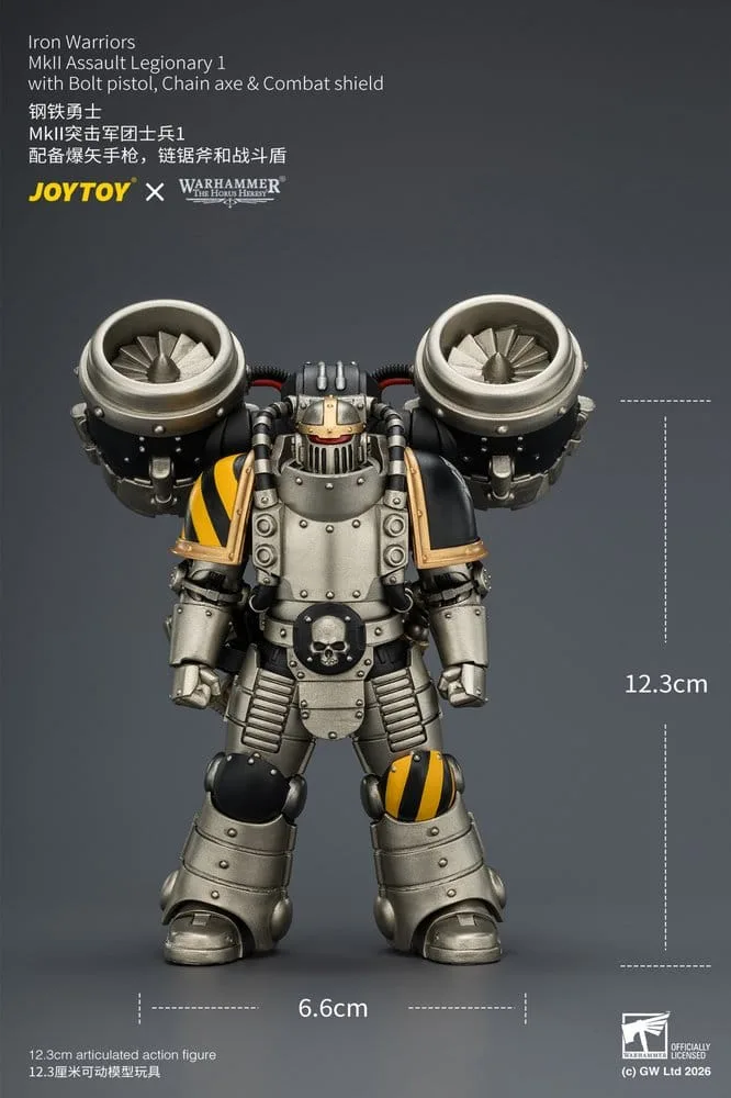 Warhammer Action Figure – Iron Warriors MkII Legionary 1 12.3 cm 10