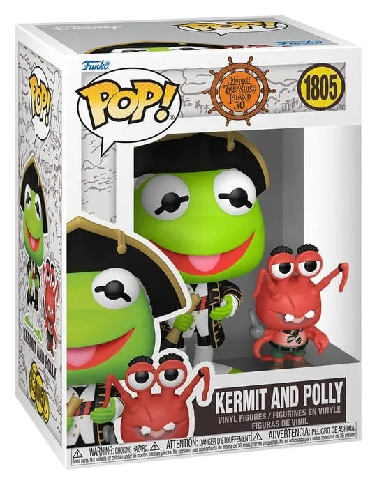 Muppet Treasure Island Vinylfiguren – Kermit und Polly 9 cm 2