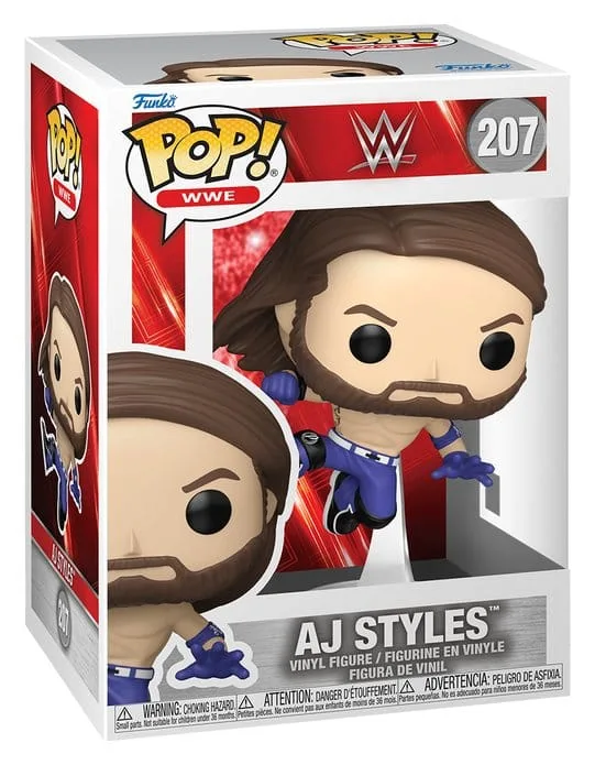 WWE Vinyl Figure – Funko Pop AJ Styles 9 cm 2