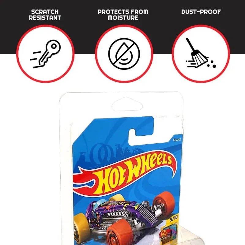 Hot Wheels Blister-Schutzhüllen – Long Card Mainline 36er-Set 4