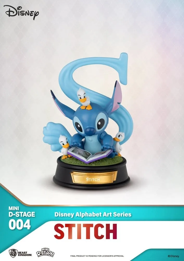 Disney Mini Diorama Statues – Alphabet Art 6-Pack 10 cm 6