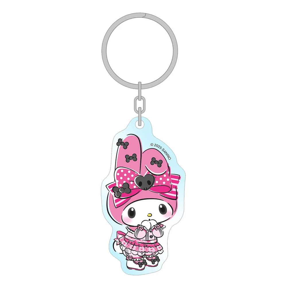 Sanrio Keychain – My Melody Pink Black Party 7 cm