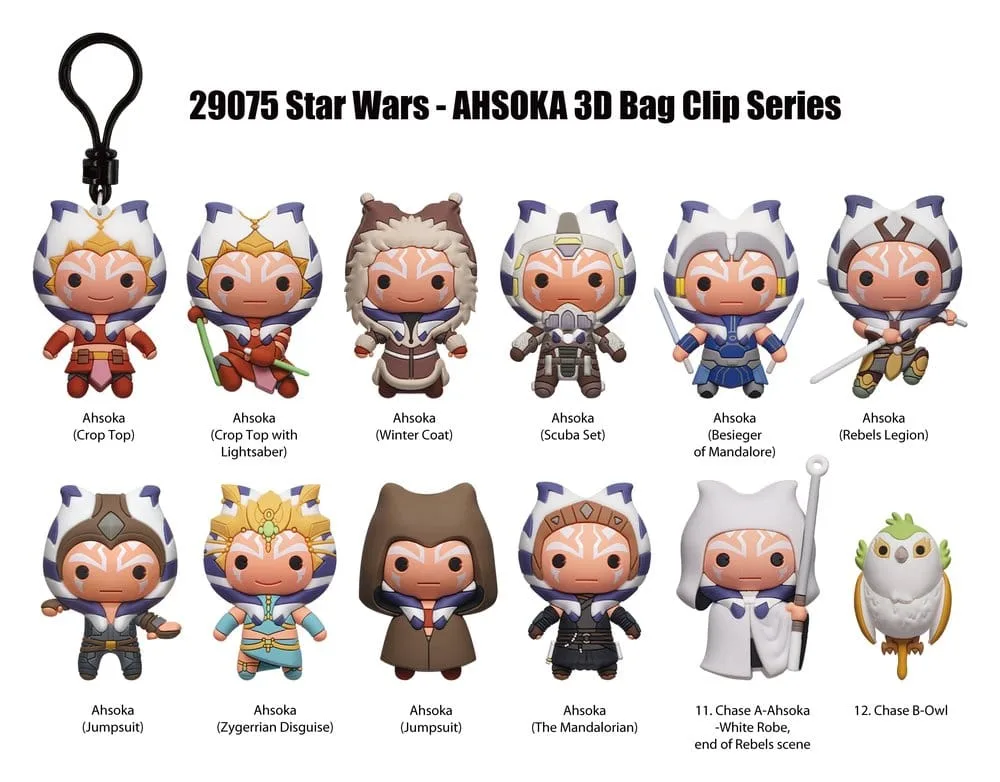 Star Wars Ahsoka Bag Clips – Series 1 Display of 24 Blind Bags 3