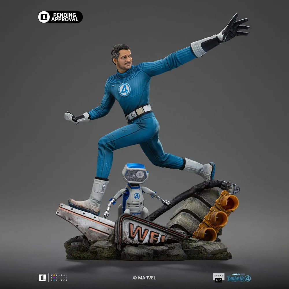 Fantastic Four Statue – Mr. Fantastic and H.E.R.B.I.E. 26 cm 7