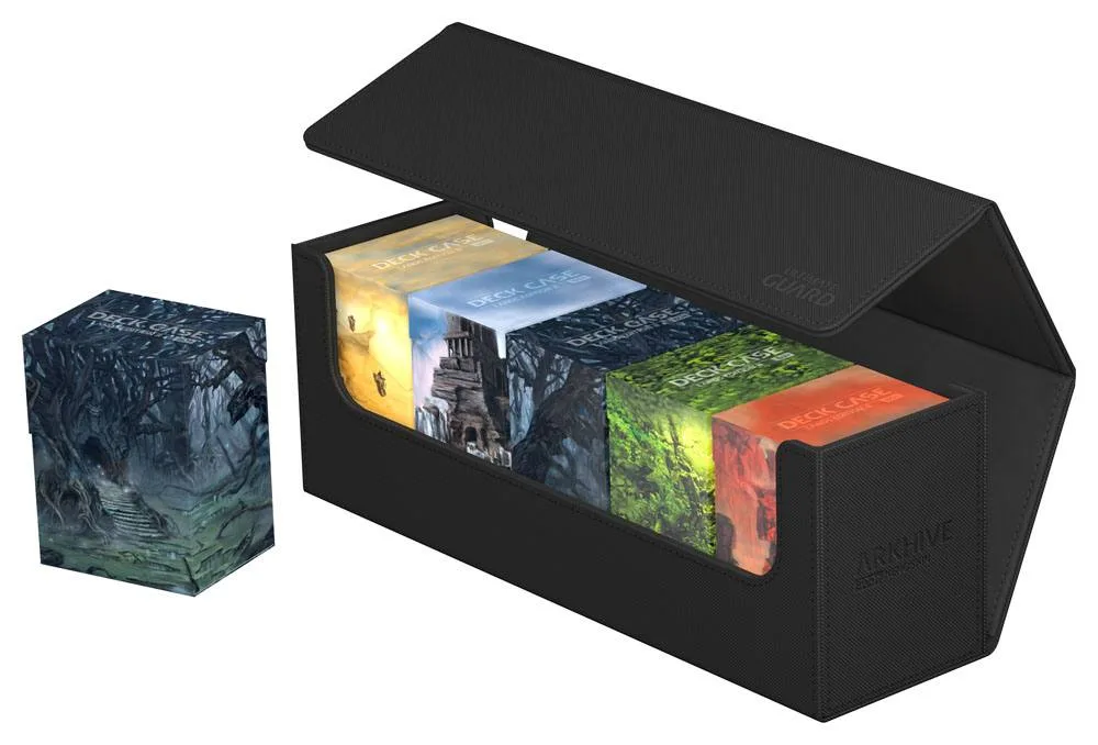 Ultimate Guard Card Storage Box – Arkhive 400+ Xenoskin Black 9
