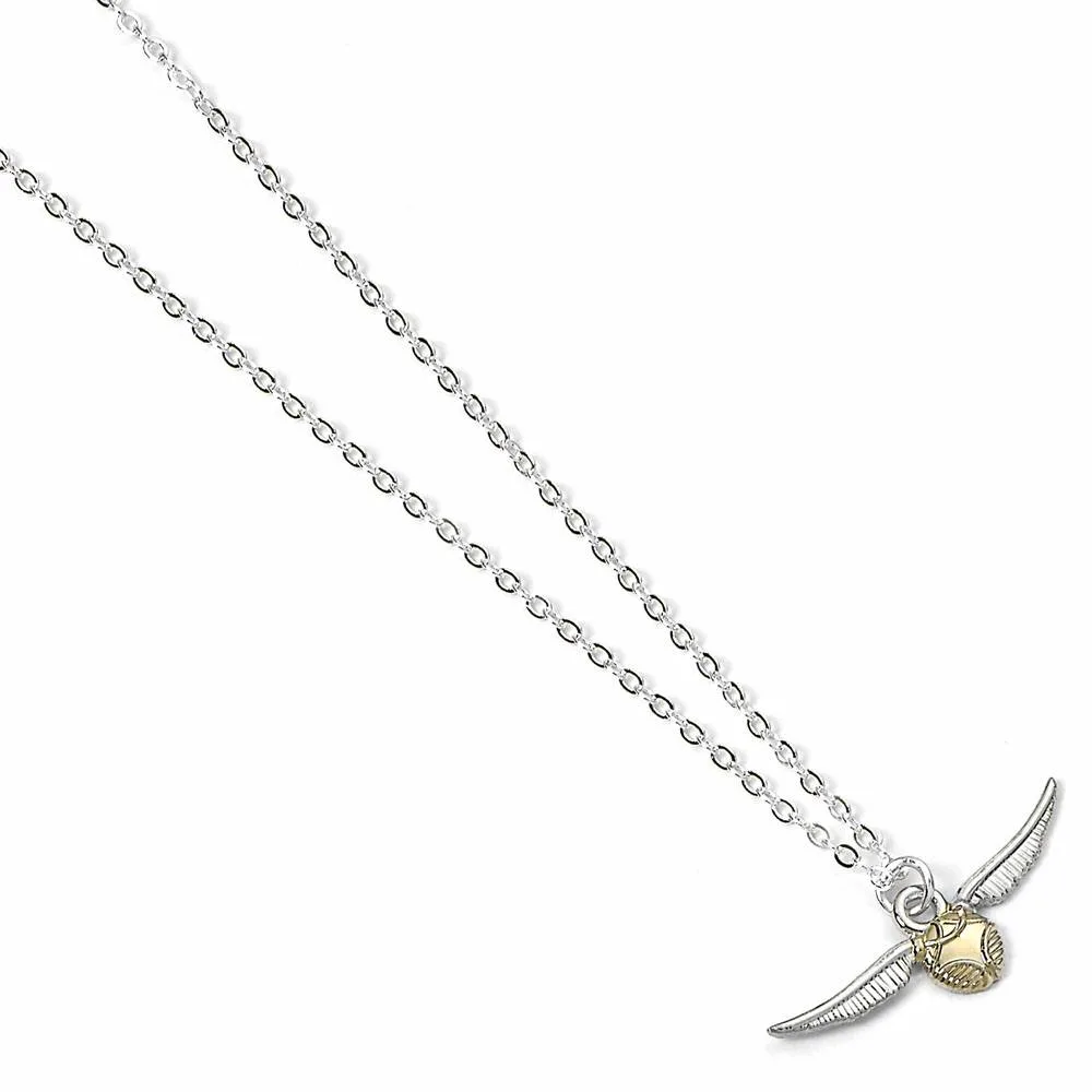 Harry Potter Necklace – Golden Snitch Silver-Plated 2