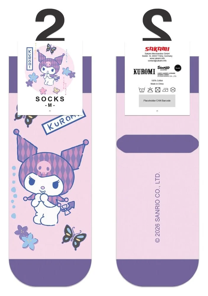 Sanrio Socks – Kuromi Japanese Short 36–40 2