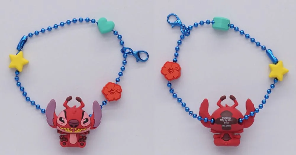 Lilo & Stitch Bag Clips – 3D Stitch Charm Display of 24 8