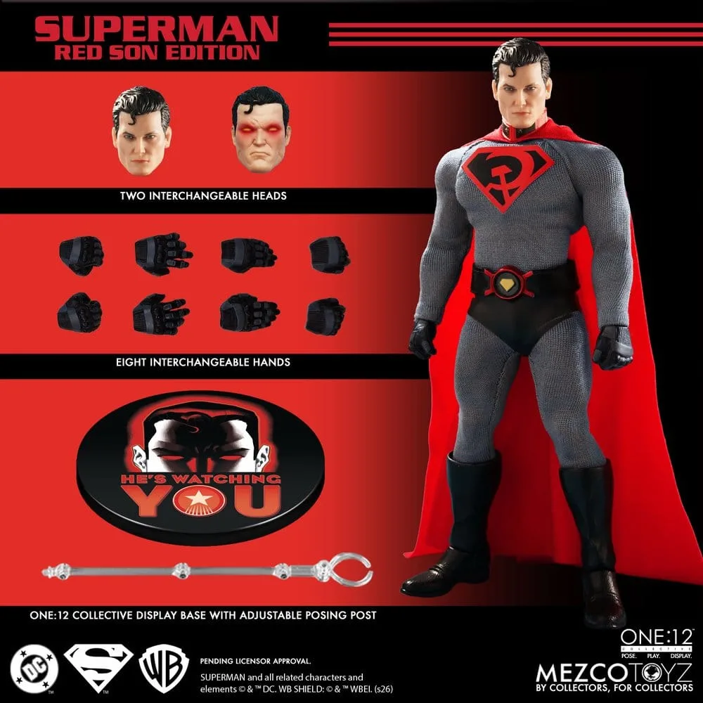 DC Comics Action Figure – One:12 Collective Superman Red Son 17 cm 2