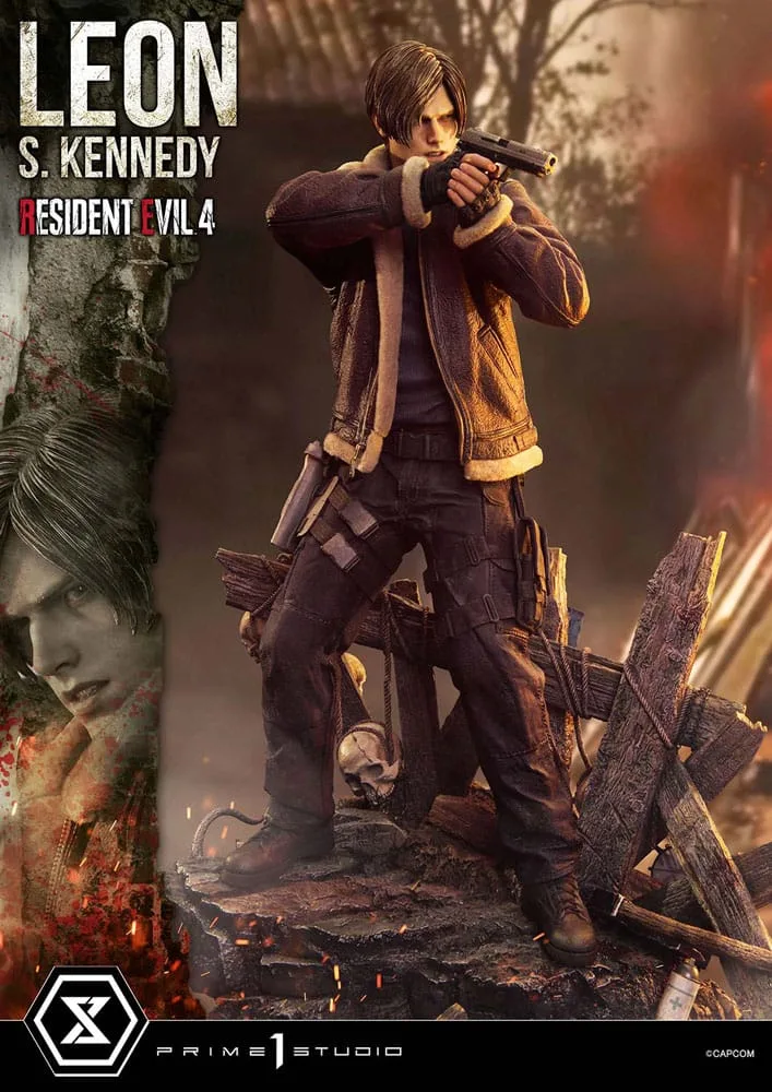 Resident Evil 4 Statue – Leon S. Kennedy 1/4 Scale 64 cm 16