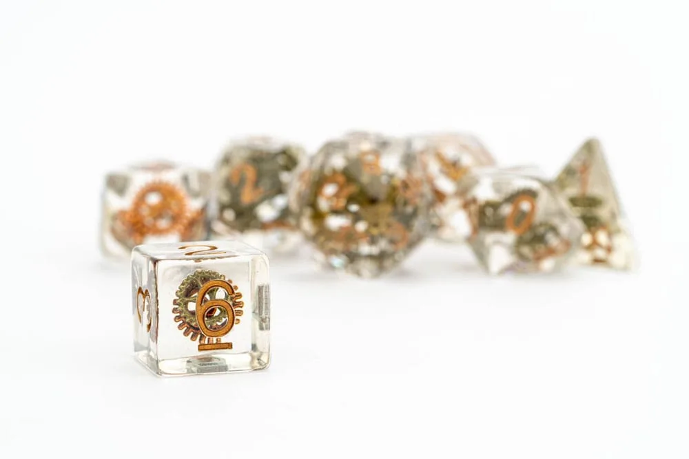 FanRoll Dice Set – Gear 7 Pieces 16 mm 2