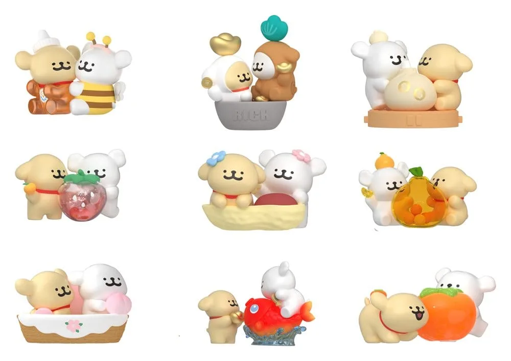 Maltese Mini Figures – Lucky Paws Display of 8 6–10 cm