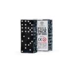 Q Workshop Dice Set – Black D6 Full Pack of 20 16 mm 1