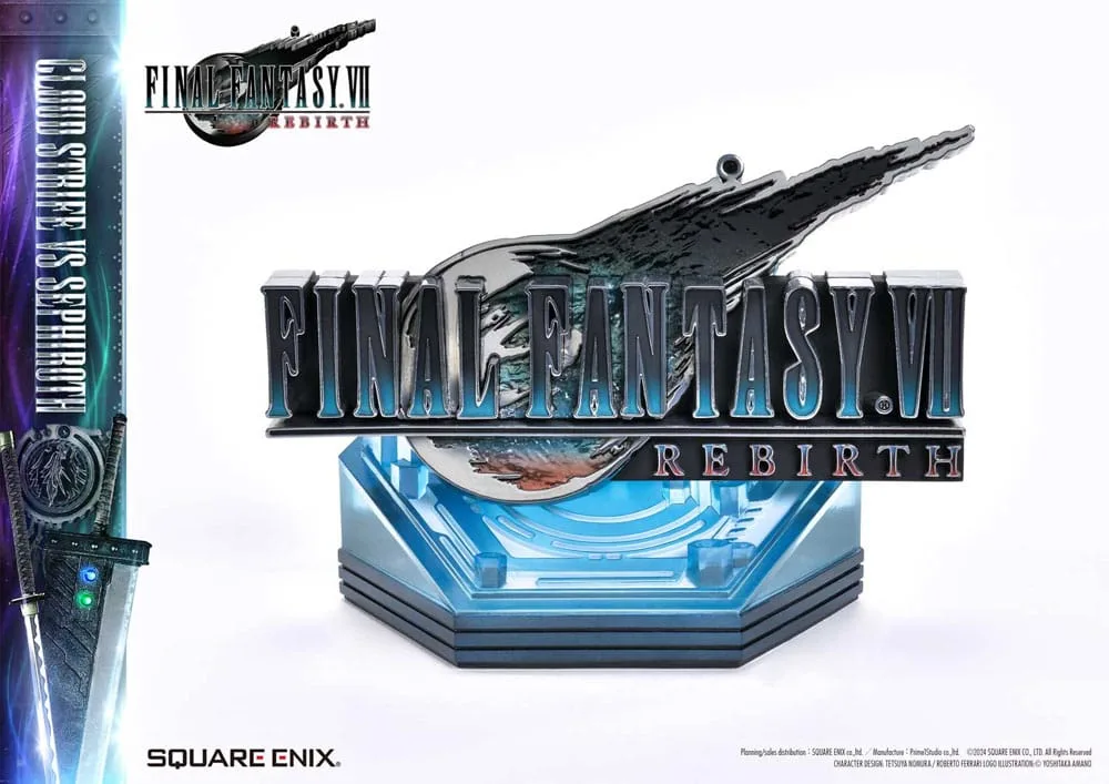 Final Fantasy VII Rebirth Statue Pair – Cloud vs Sephiroth 69 cm 6