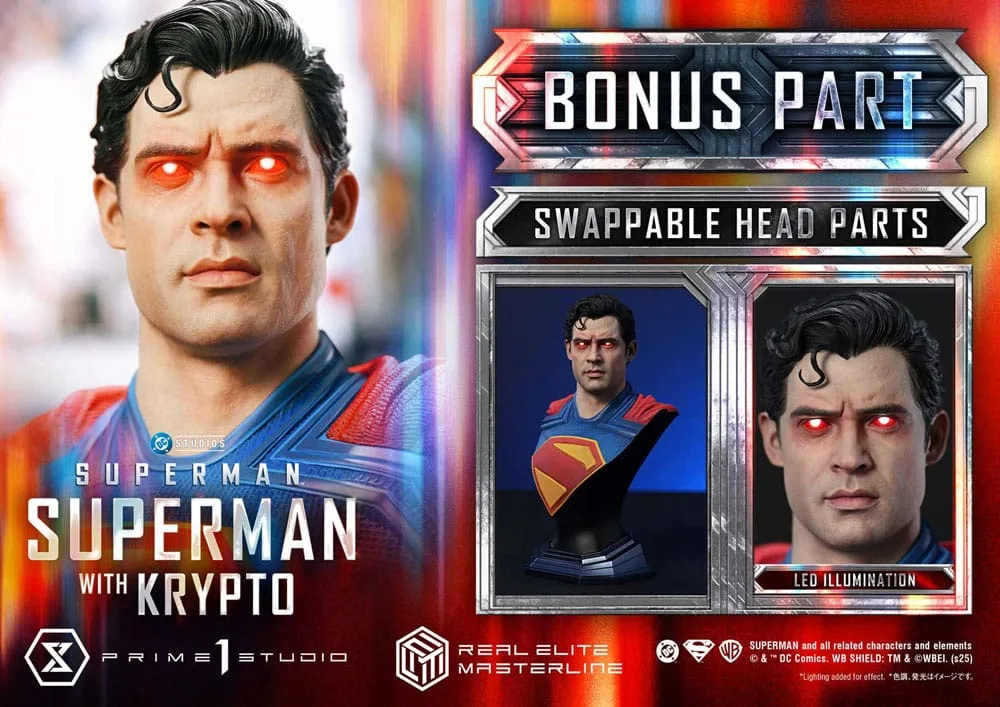 Superman 2025 Statue – With Krypto Bonus Version 95 cm 3
