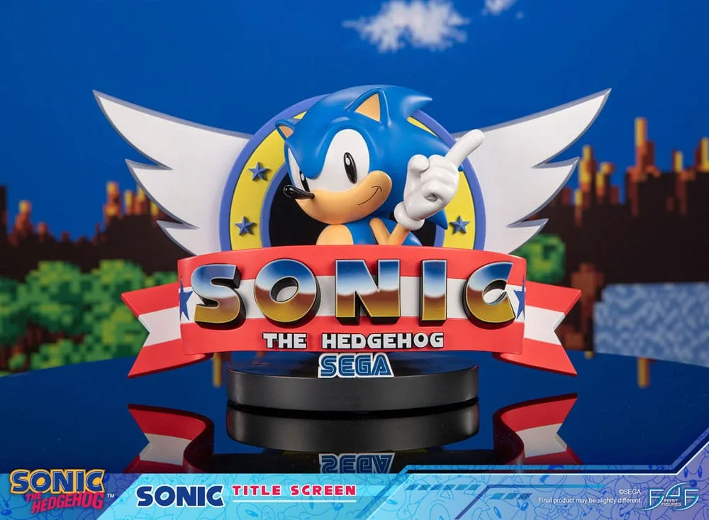 Sonic the Hedgehog Statue – Title Screen 21 cm 9