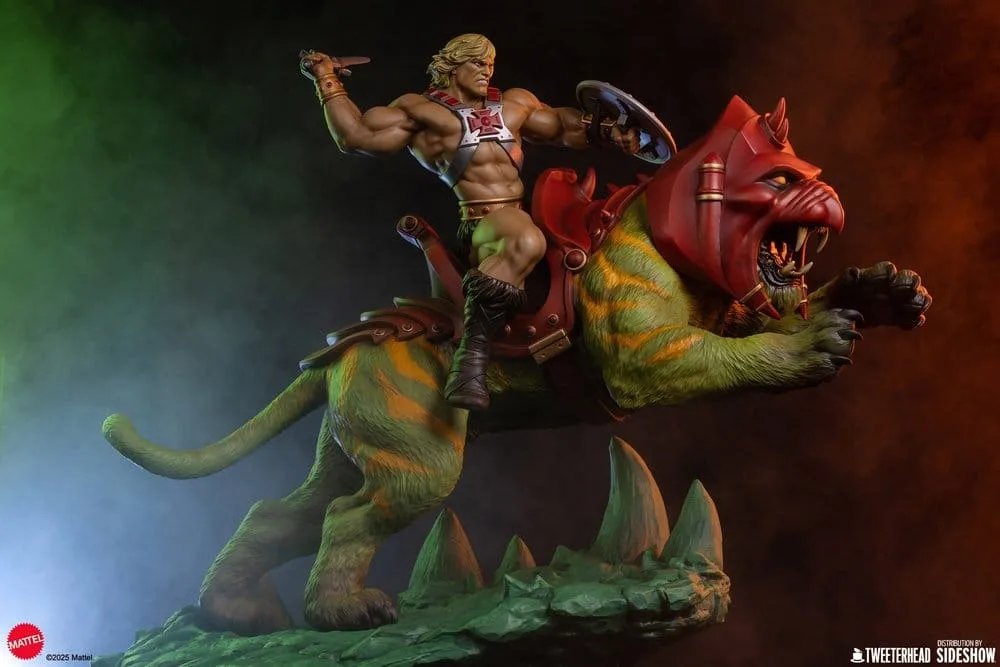 Masters of the Universe Statue – He-Man and Battle Cat 1/4 76 cm 2