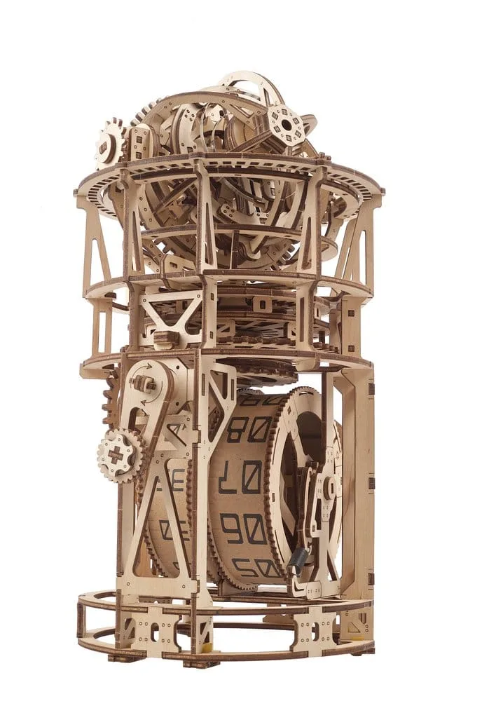 Ugears Wooden Model Kit – Sky Watcher Tourbillon Table Clock 7