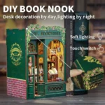 CuteBee book nook bouwpakket – Owl Bookstore 17 x 12 cm 7