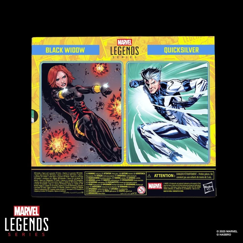 Avengers Actiefiguren – Black Widow & Quicksilver 2-pack 15 cm 6