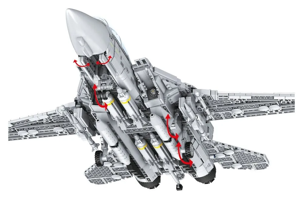 Top Gun Brick Set – Maverick’s F-14A Tomcat 8