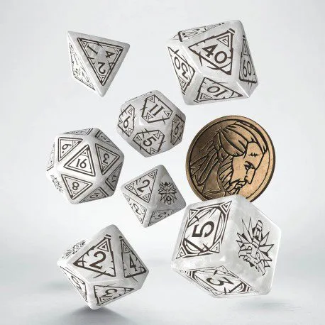 The Witcher Dice Set – Geralt the White Wolf