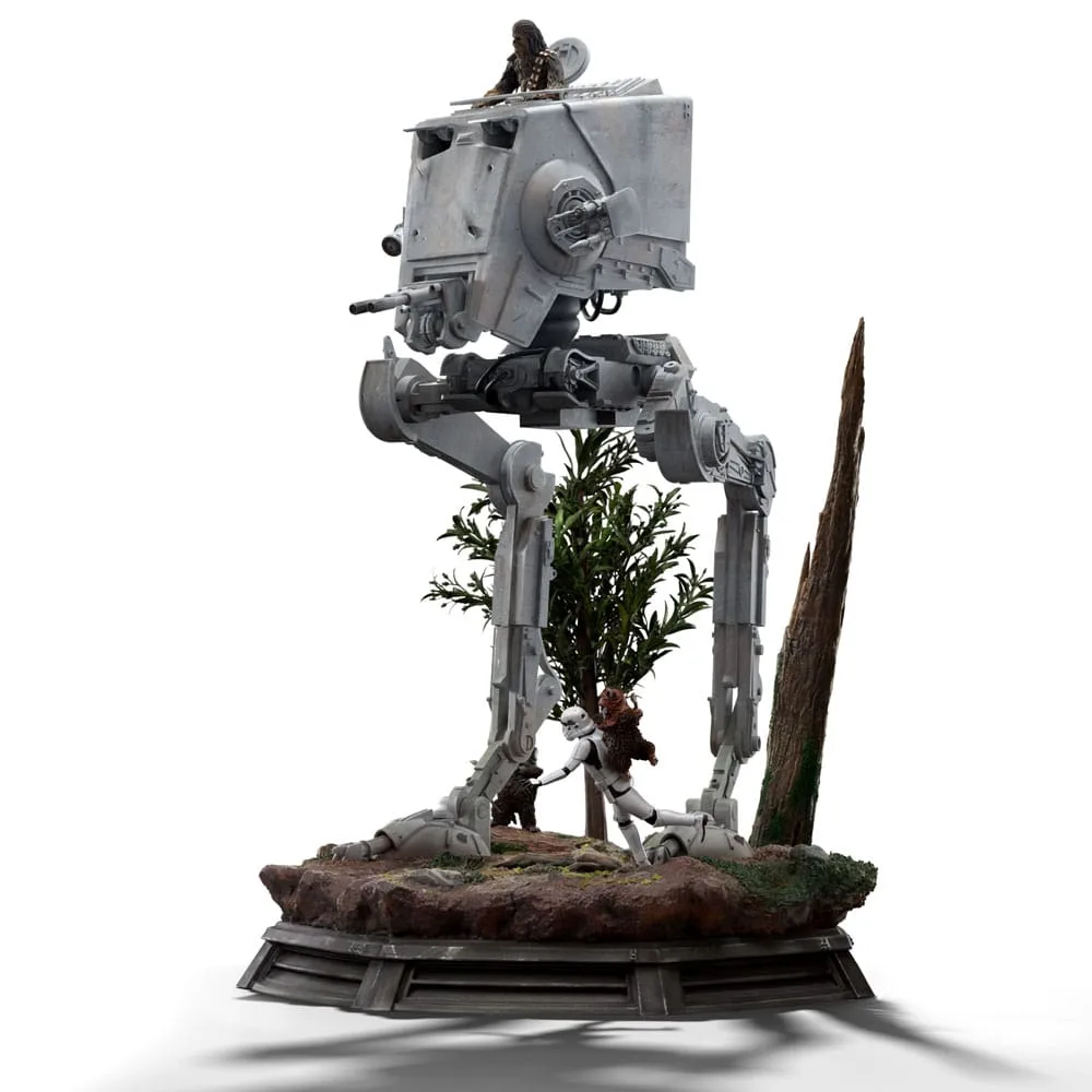 Star Wars Statue – AT-ST and Chewbacca Demi Art Scale 53 cm 15