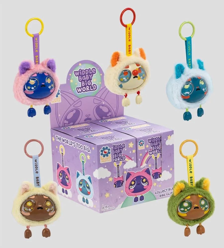 Widdle Baby Bag Clips – Blind Box Display of 4 7 cm 8