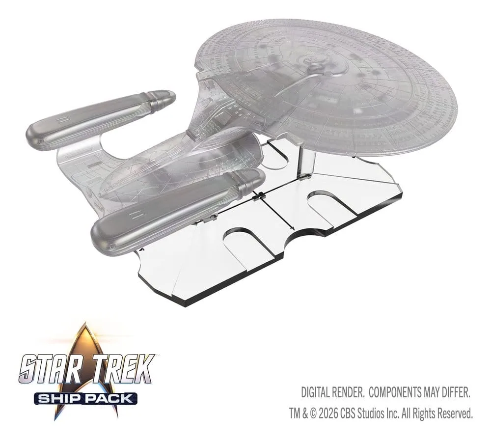 Star Trek Ship Miniature – Enterprise-D 60th Anniversary 22 cm 6
