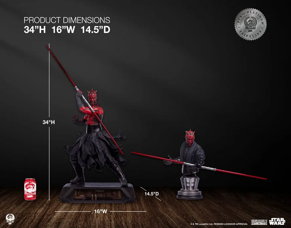 Star Wars Statue – Darth Maul Platinum Exclusive 1/3 Scale 24