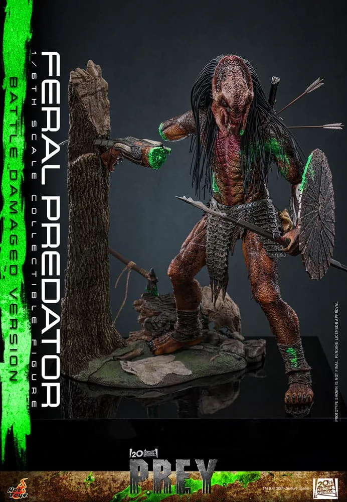 Prey Action Figure – Battle Damaged Feral Predator 37 cm 10