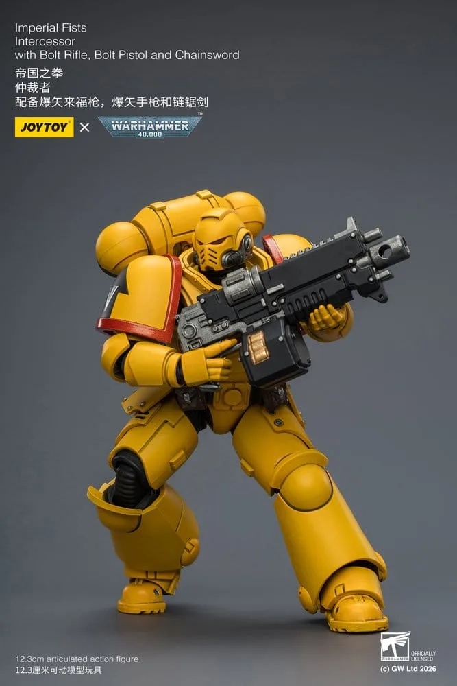 Warhammer 40K Action Figure – Imperial Fists Intercessor 12.3 cm 14