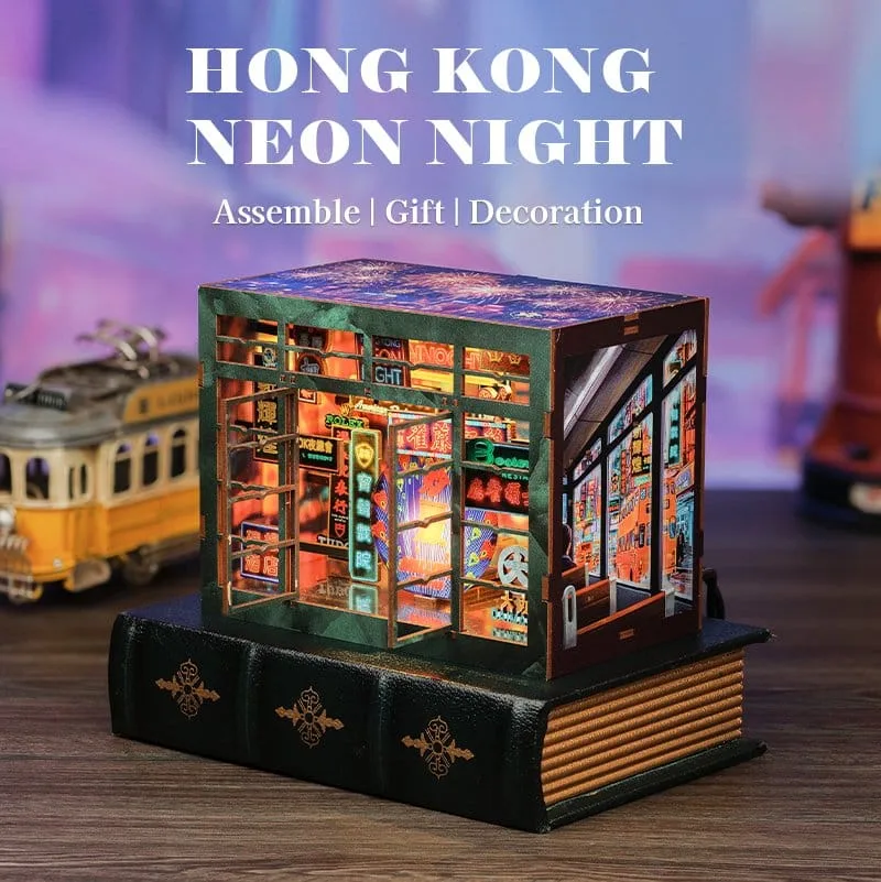 Hong Kong Book Nook – CuteBee Neon Light 13 x 17 cm 19