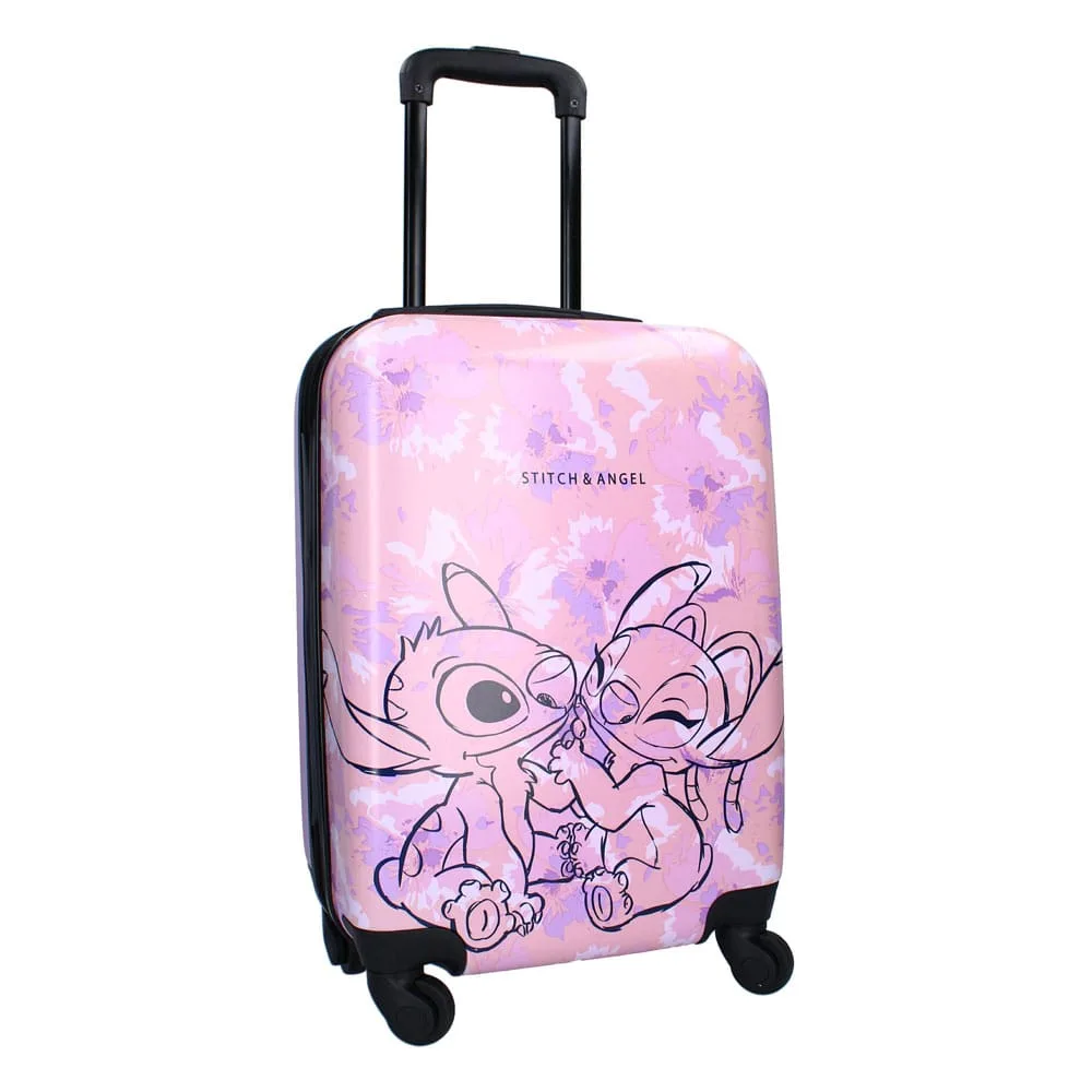Lilo & Stitch Trolley Suitcase – Ohana Forever Pink 46 cm