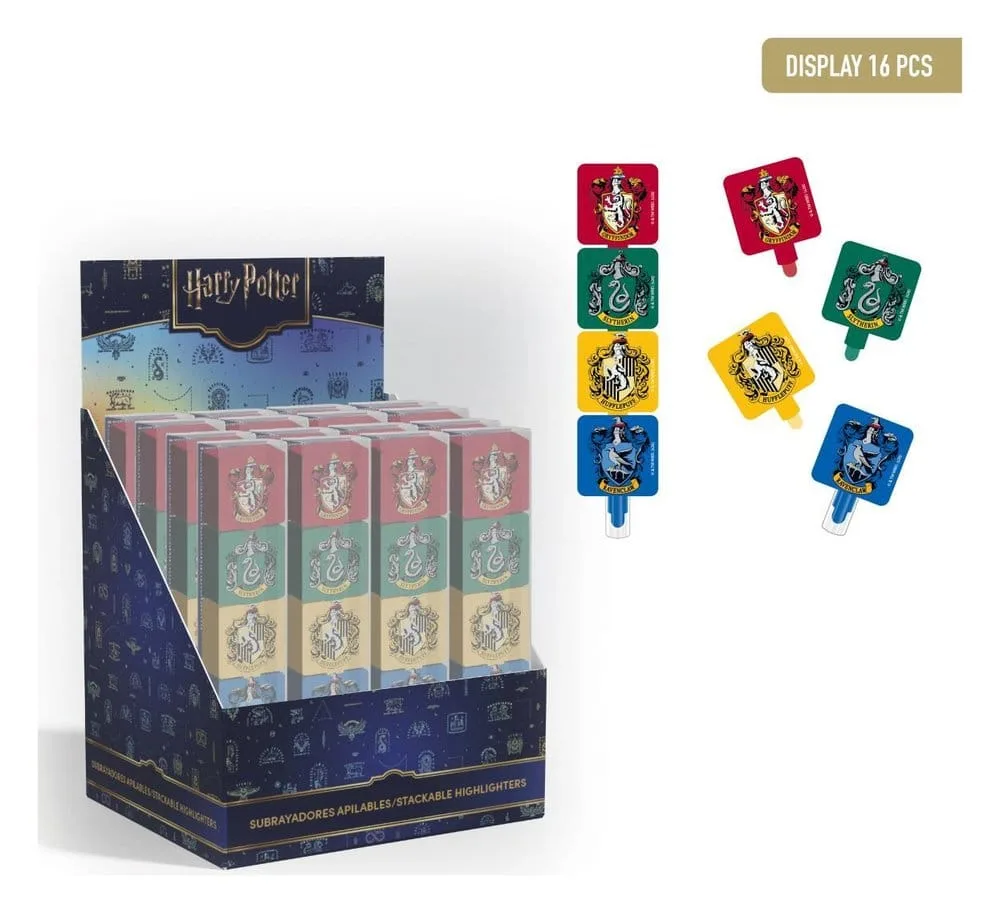 Harry Potter Highlighters – Stackable 16-Set Display