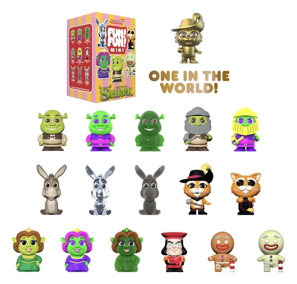 Shrek Mini Figures – Fun Fun Mini Wave 1 Blind Box Display of 9 4