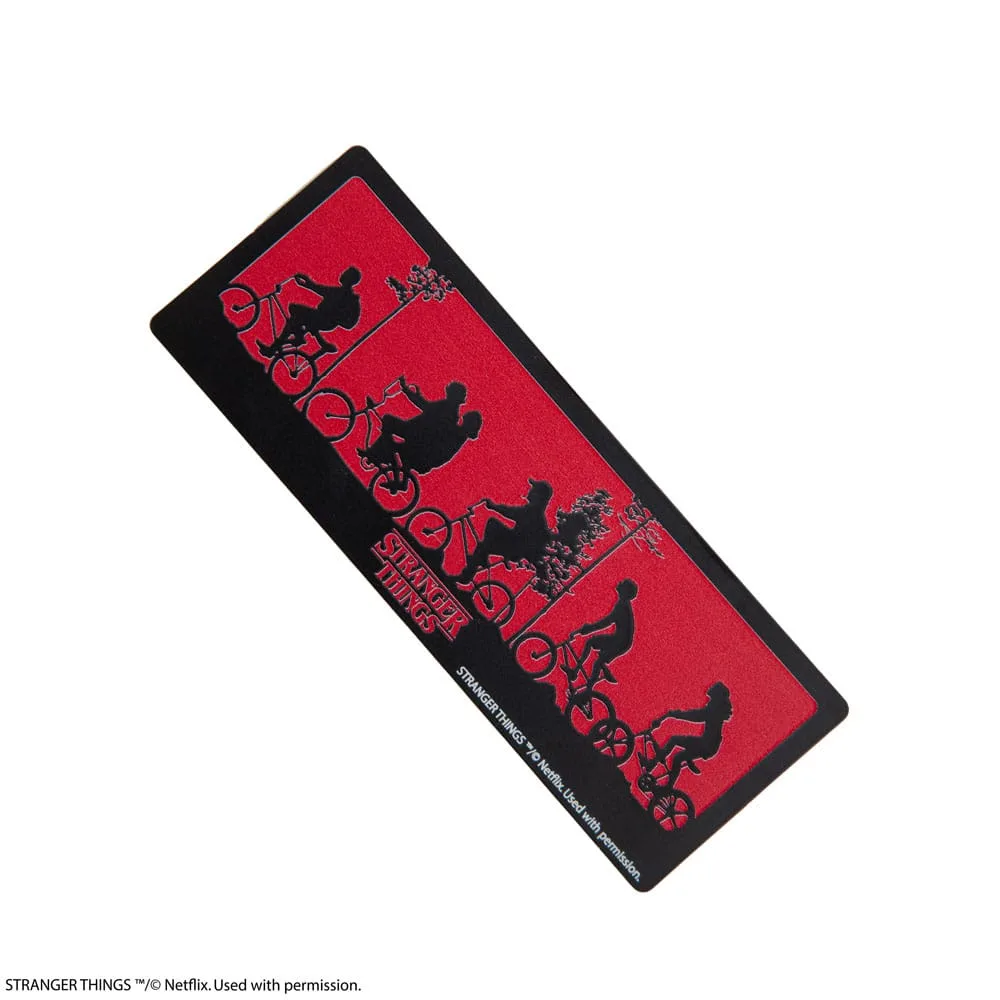 Stranger Things Metal Bookmark – Bicycle Silhouette 10 x 4.5 cm 3