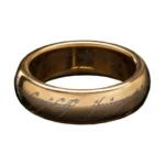 Lord of the Rings Jewellery – Gold Plated One Ring Size 13 1