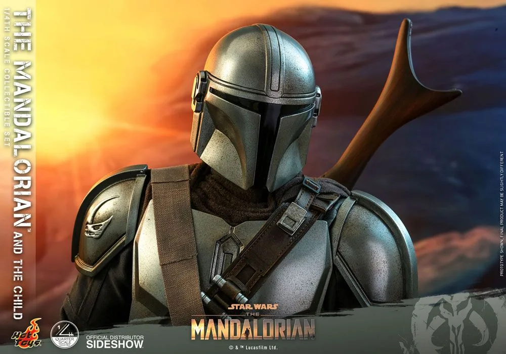 Star Wars Action Figure Set – The Mandalorian and The Child 1/4 4