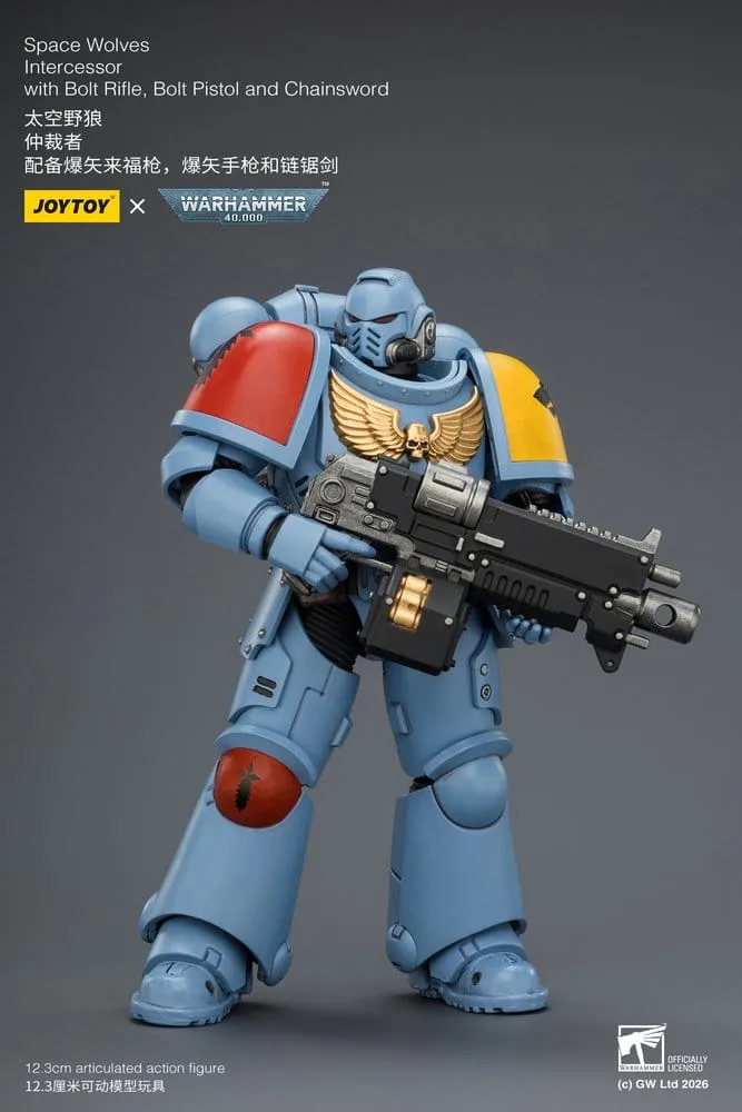 Warhammer 40k Action Figure – Space Wolves Intercessor 12.3 cm 11
