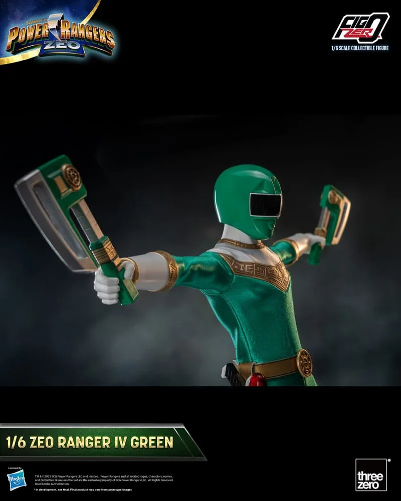 Power Rangers Zeo Action Figure – FigZero Ranger IV Green 30.7 cm 5