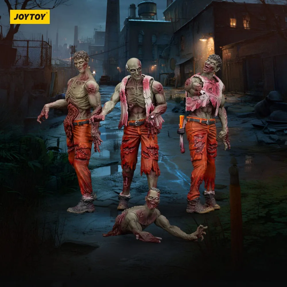 Zombie Dark Source Action Figures – Mechanic Team 4-Pack 8 cm 11