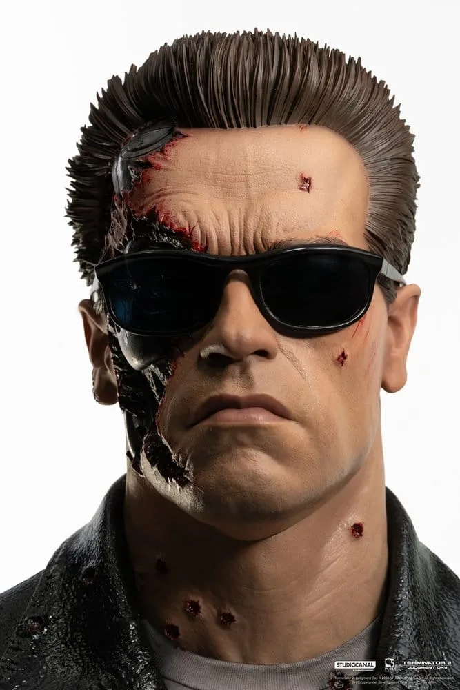 Terminator 2 Art Mask – T-800 Model 101 Battle Damaged 47 cm 9