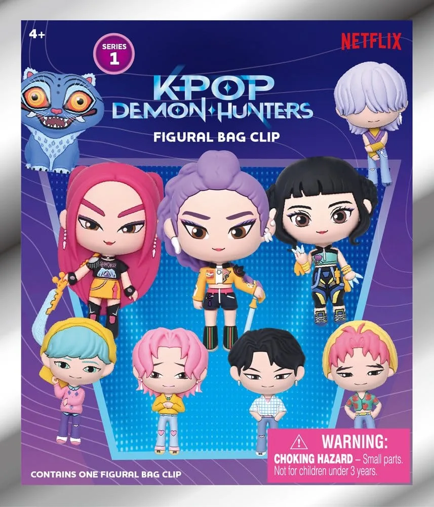 KPop Demon Hunters Bag Clips – Series 1 Display of 24 3