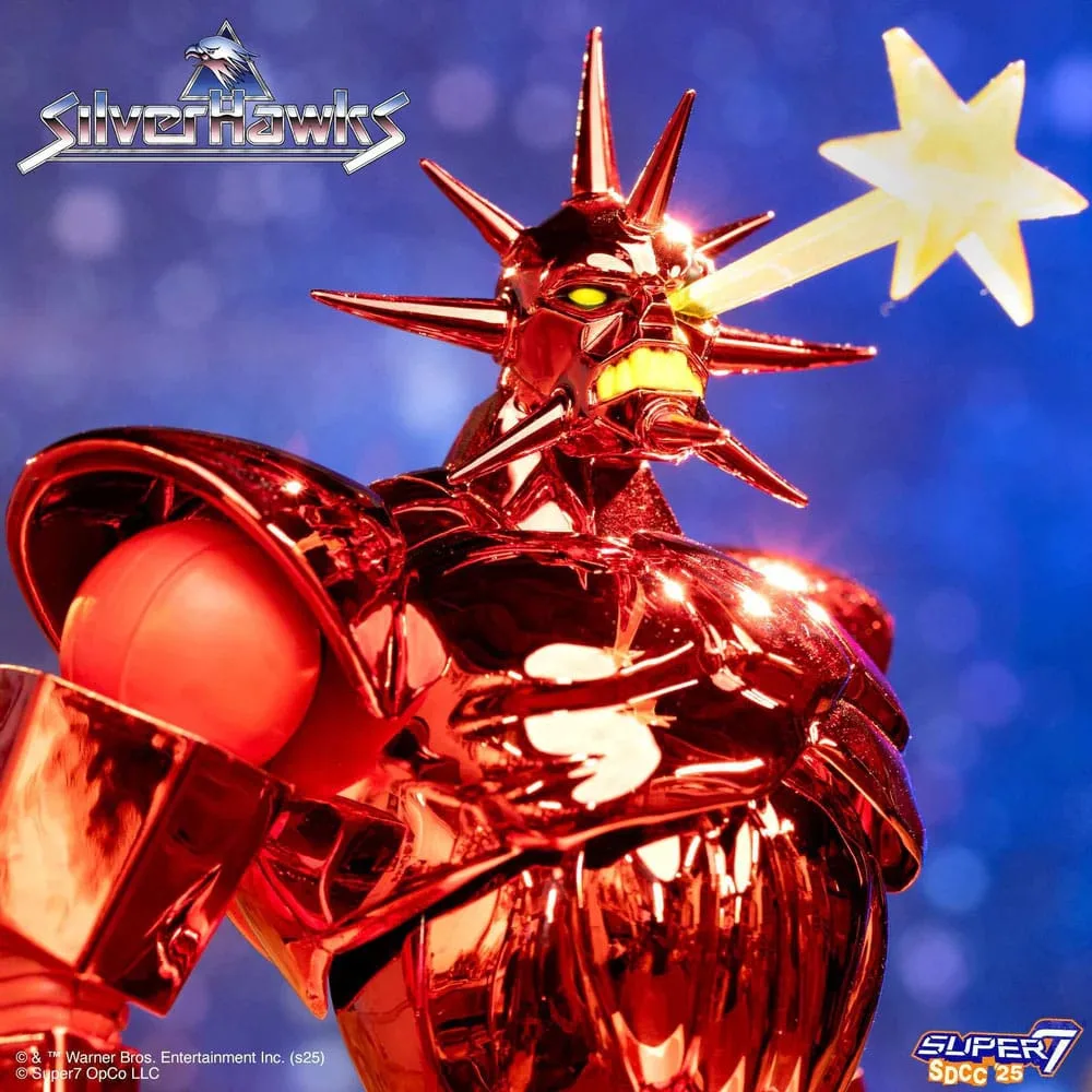 SilverHawks Action Figure – Mon Star Metallic Vac Metal 18 cm 3