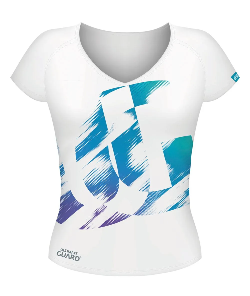 Ultimate Guard Women’s T-Shirt – UG Distressed White Size L