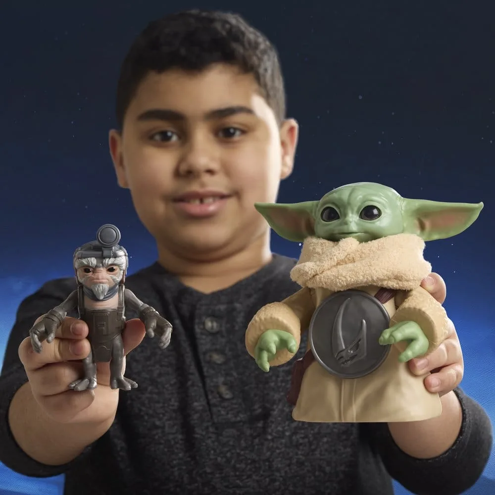 Star Wars Interactieve Figuur – Huggin' Grogu en Anzellan 17 cm 7